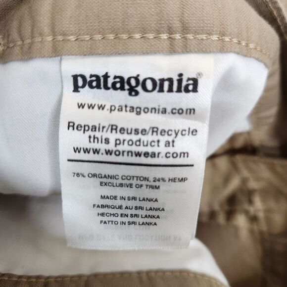 Patagonia Mens Lightweight All-Wear Organic Cotton Hemp Blend Shorts Size 36 - Picture 5 of 6